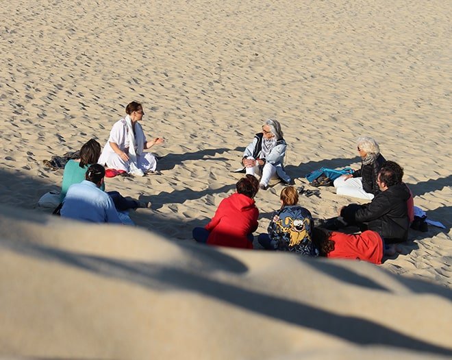 Storytelling walks Activities <strong>with family</strong> Dune of Pilat