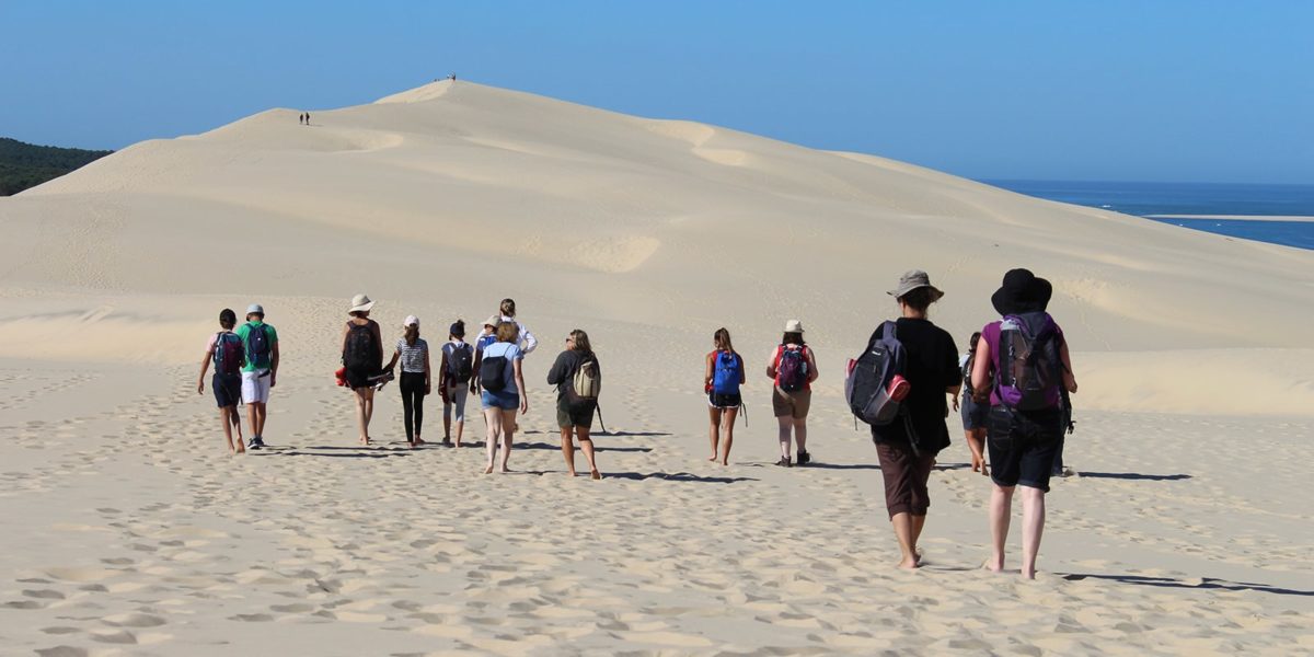 family header Activities <strong>with family</strong> Dune of Pilat