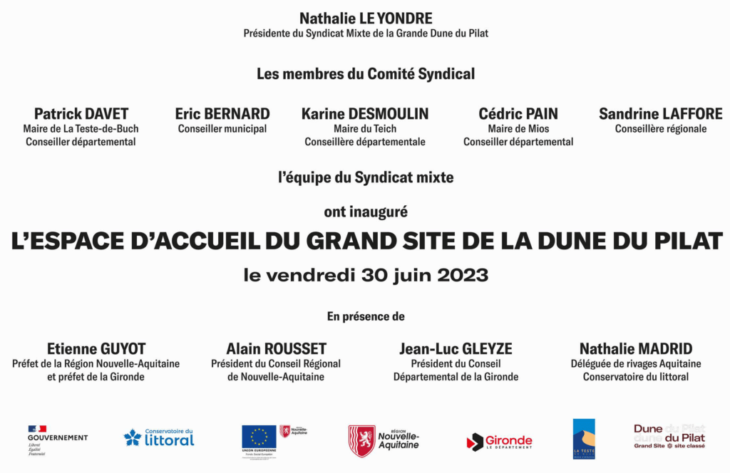 Coûts et financements - Dune du Pilat
