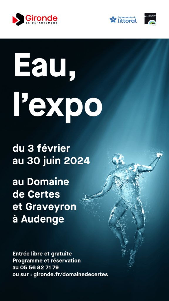 EAU, la exposición en el Domaine de Cadeau - Dune du Pilat