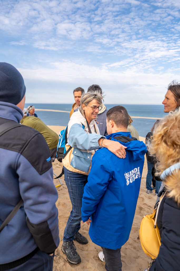 Handi Dune 2025 : une ascension solidaire exceptionnelle - Dune du Pilat