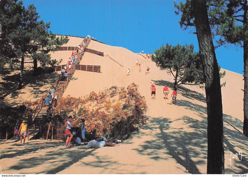 L'escalier de la Dune du Pilat - Dune du Pilat