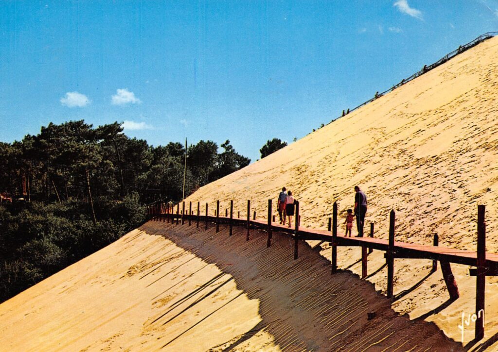 L'escalier est installé ! - Dune du Pilat