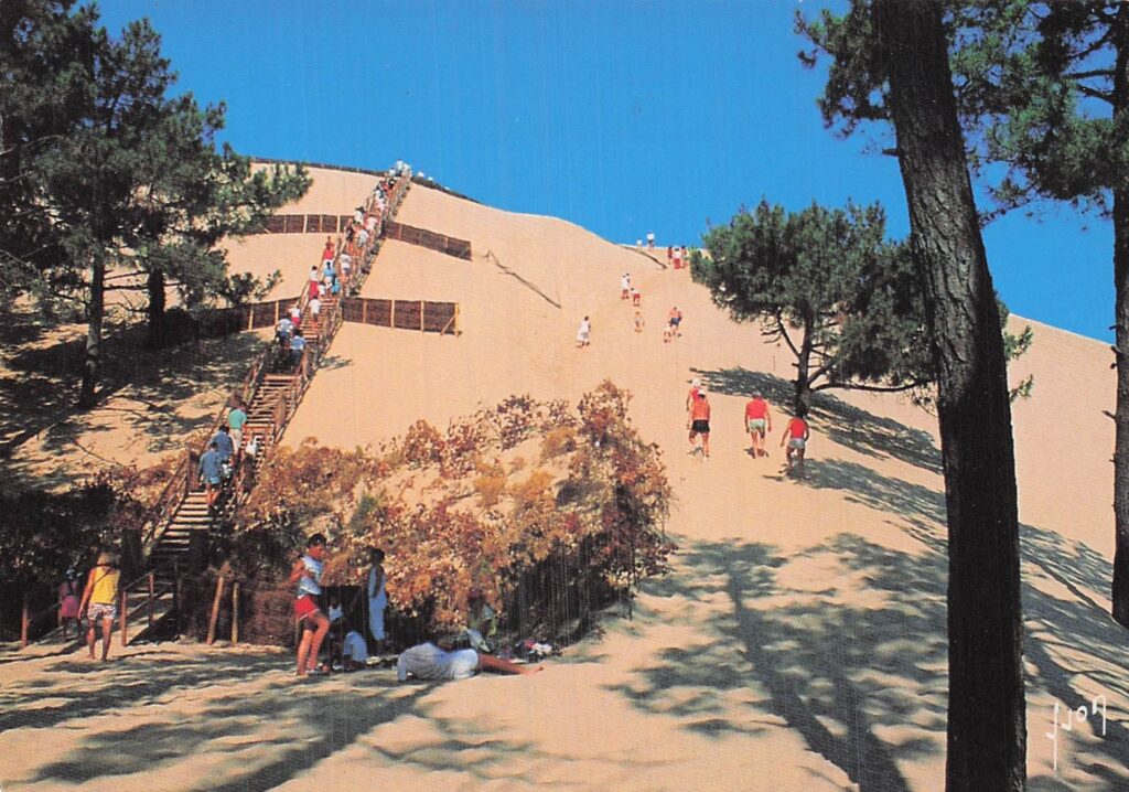 L'escalier est installé ! - Dune du Pilat
