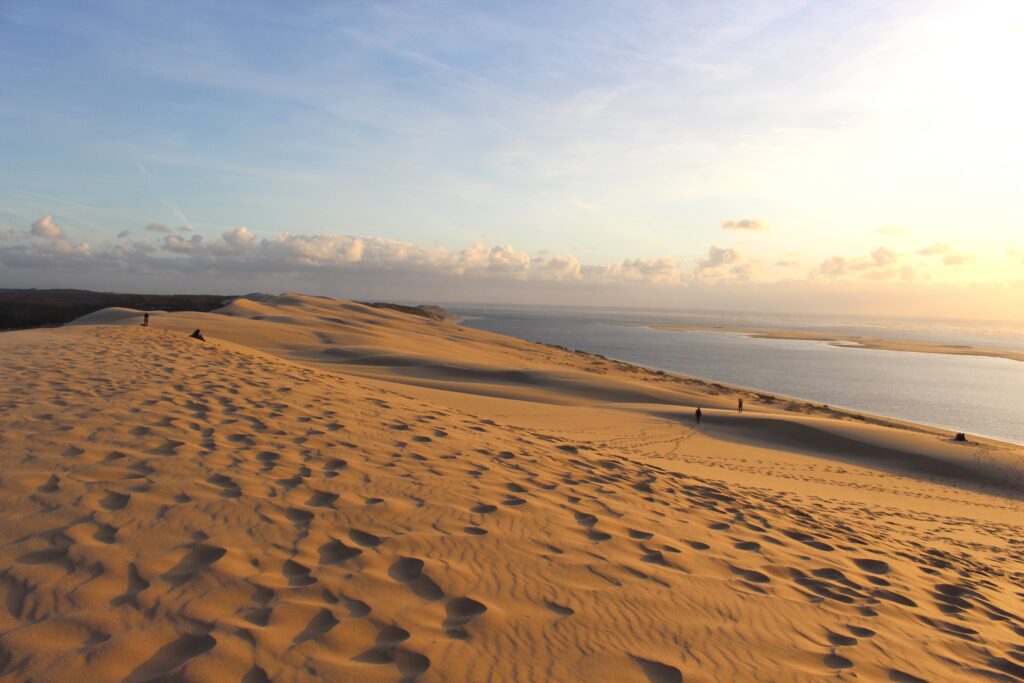 L'escalier est installé ! - Dune du Pilat