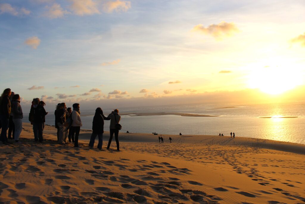 L'escalier est installé ! - Dune du Pilat