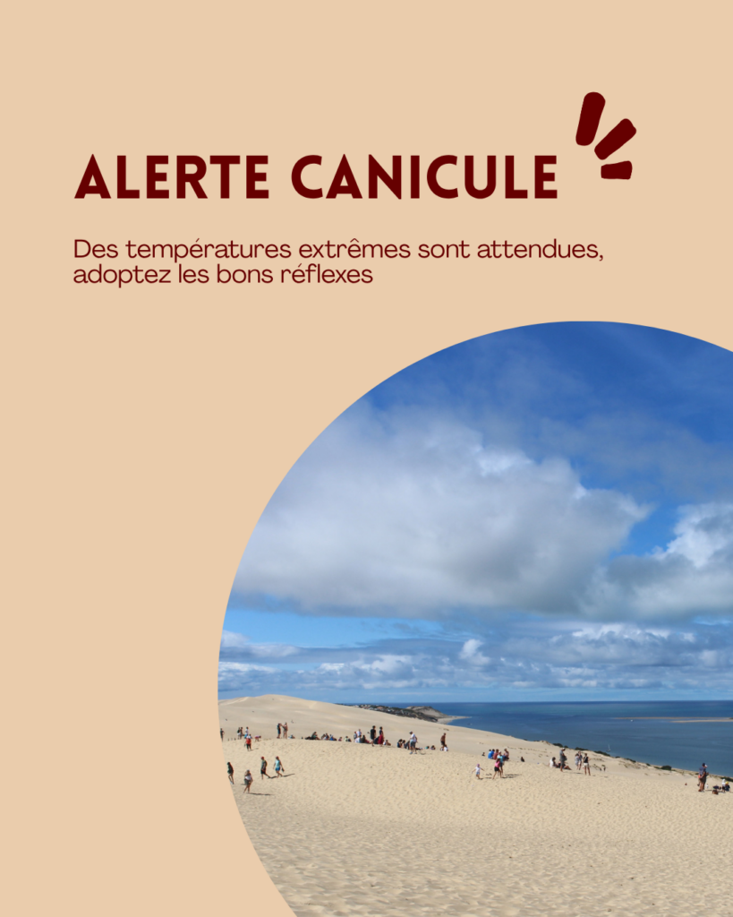 Vigilance ROUGE canicule - Dune du Pilat